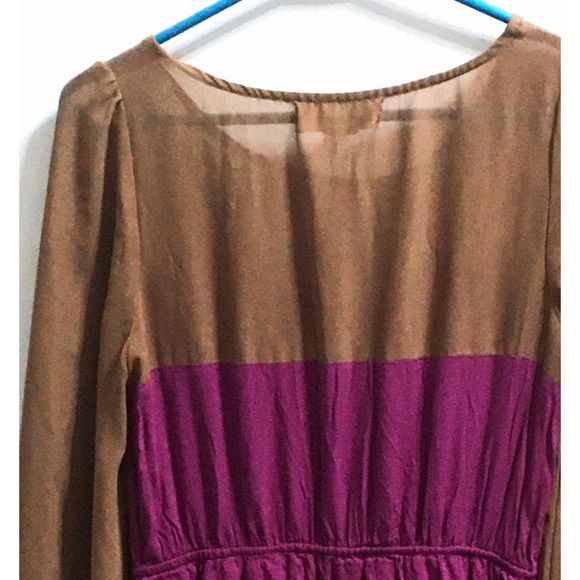 Flying Tomato Purple and Brown Embroidered Short Dress - Picture 5 of 8